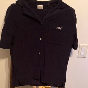 Kith Men's Navy Button Down Shirt